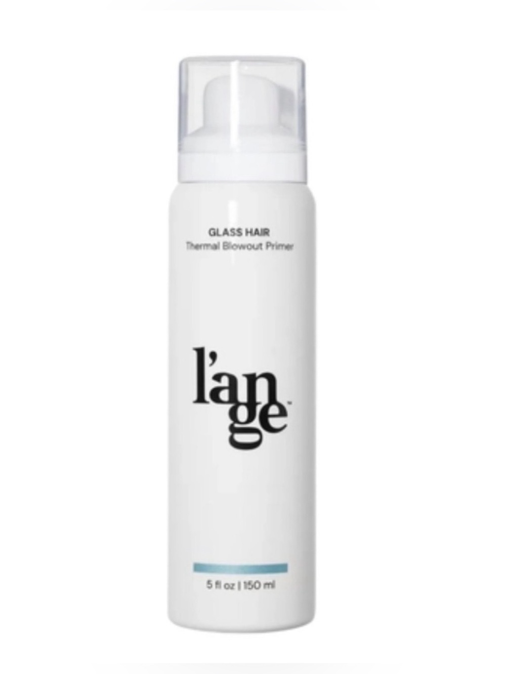 Lange Glass Hair Thermal Blowout Primer - White with Black Logo